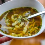 Bowl of No Chicken Noodle Soup